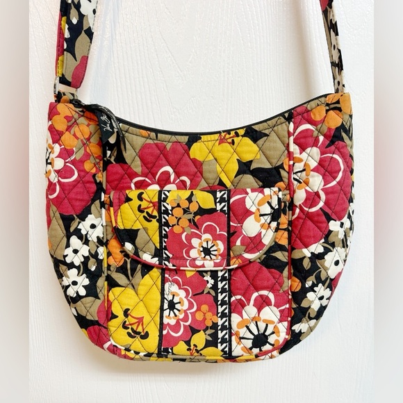Vera Bradley Crossbody Bag Purse Bittersweet Medium Retired Clare Quilted - Picture 8 of 9